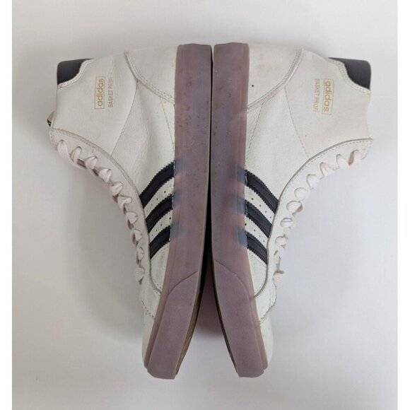 Adidas Basket Profi Chalk White Men's Retro Leather High Tops Size 9 FX0350 - Picture 4 of 8